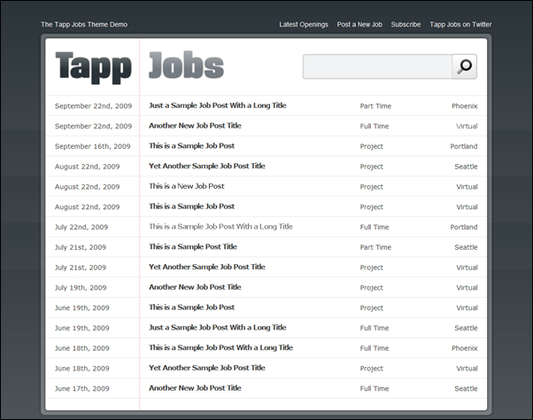 tap jobs