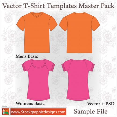 Vector T_shirt templates