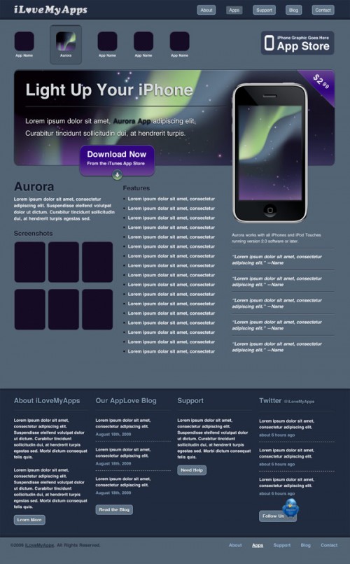psd to html