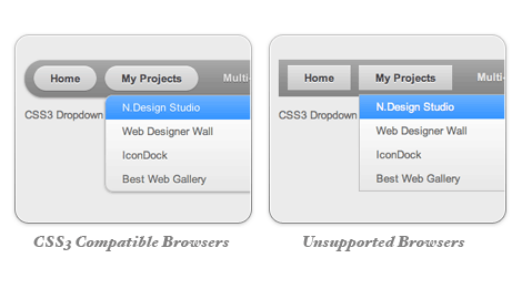 menu css3
