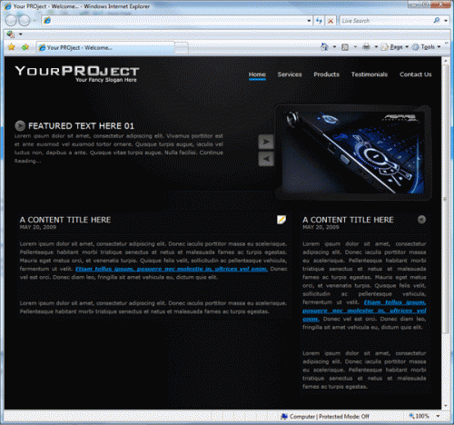 psd to html