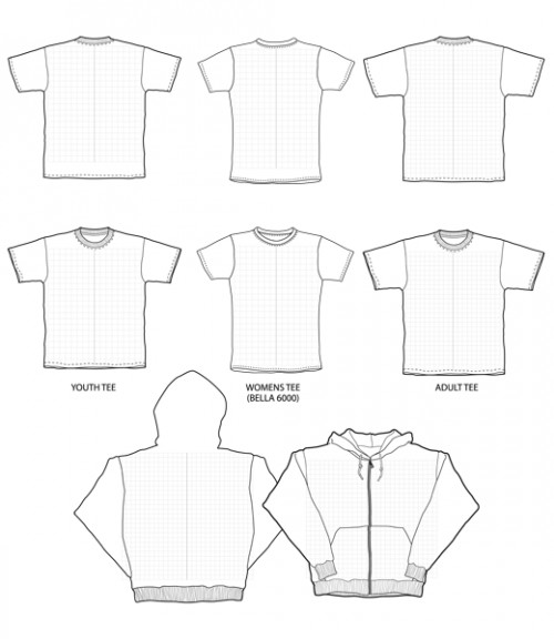 blank white t shirt template. Free lank t-shirt templates