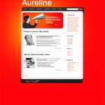 red aureline WordPress theme