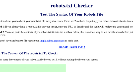 Robots.txt+checker