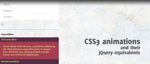 css3 jquery animations