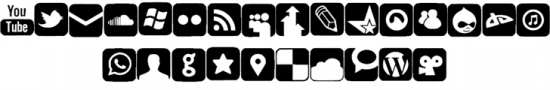 social icons font