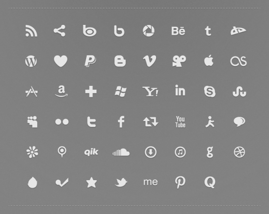 socialico font icons