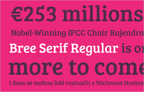 bree serif font
