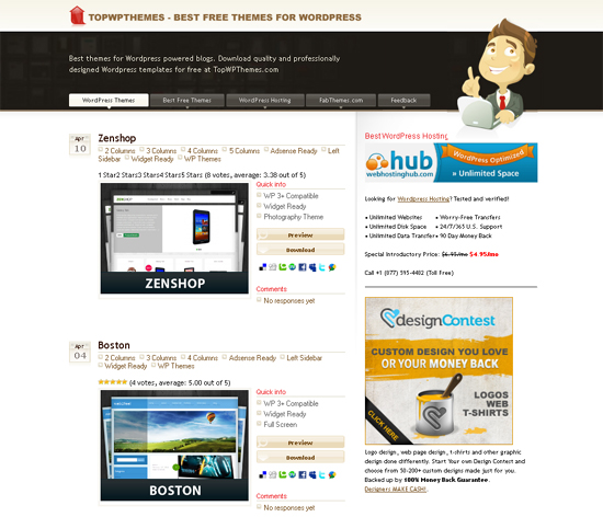Wordpress Themes