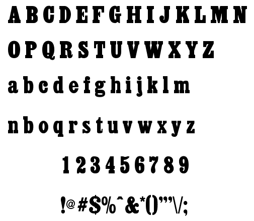 font