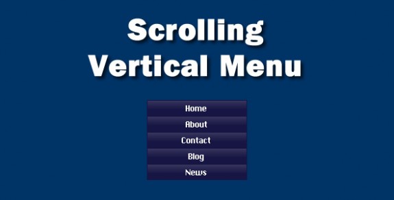 vertical scrolling