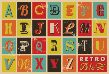 Alphabet Typography