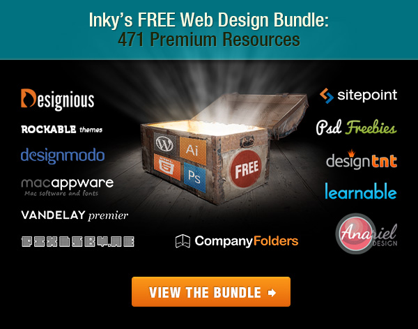 Inky Deals Free Web Design Bundle