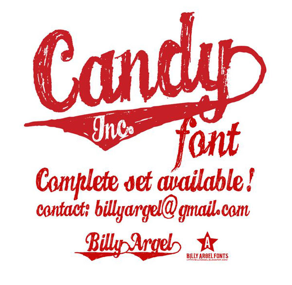 candy inc font