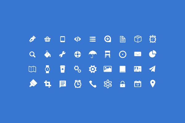 free vector icons PSD