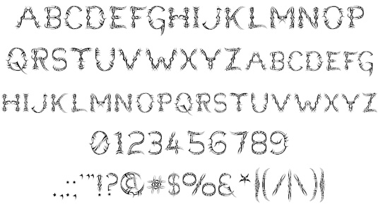 tattoo font