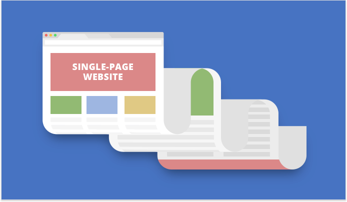single page design