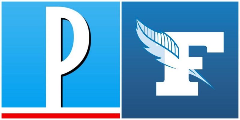Le Parisien and Le Figaro logo