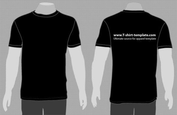 T shirt  vector template 