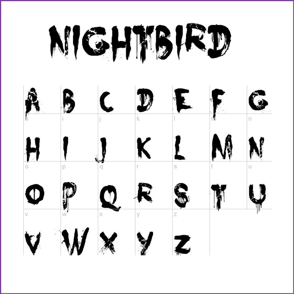 font for spooky writing