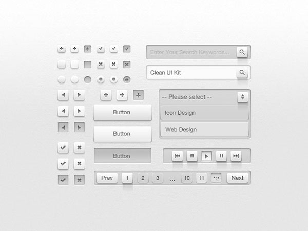 20 Stunning and Useful UI Kits With PSDs